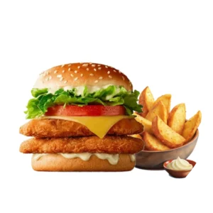 Double Chicken Burger