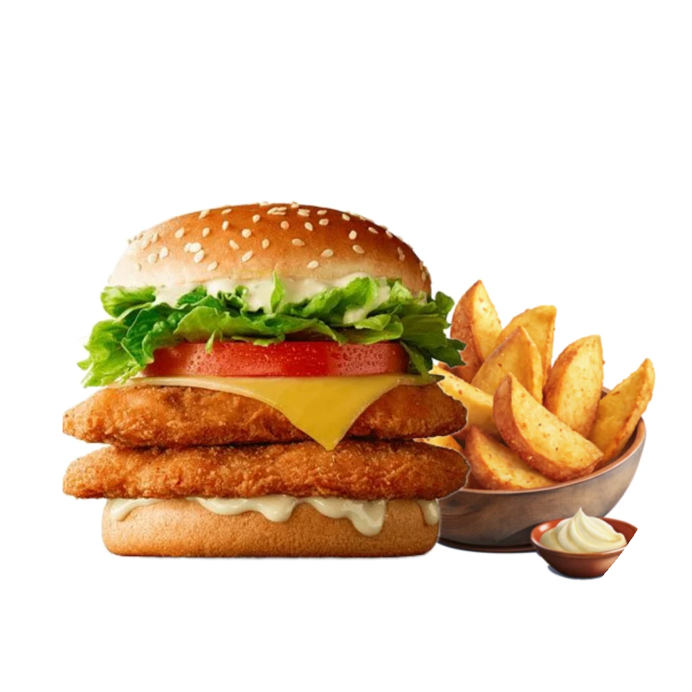 Dream Tacos - Double Chicken Burger