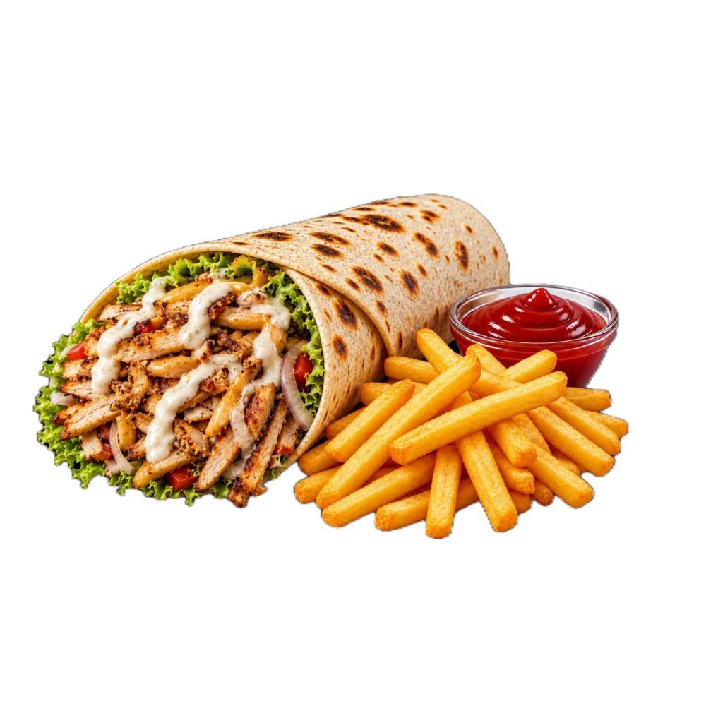 Dream Tacos - Wrap Chwarma grilled